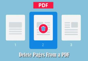 Delete Pages From a PDF